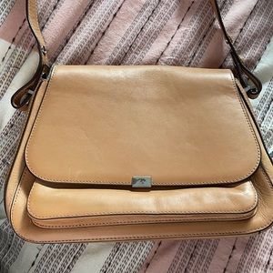 Tan shoulder bag